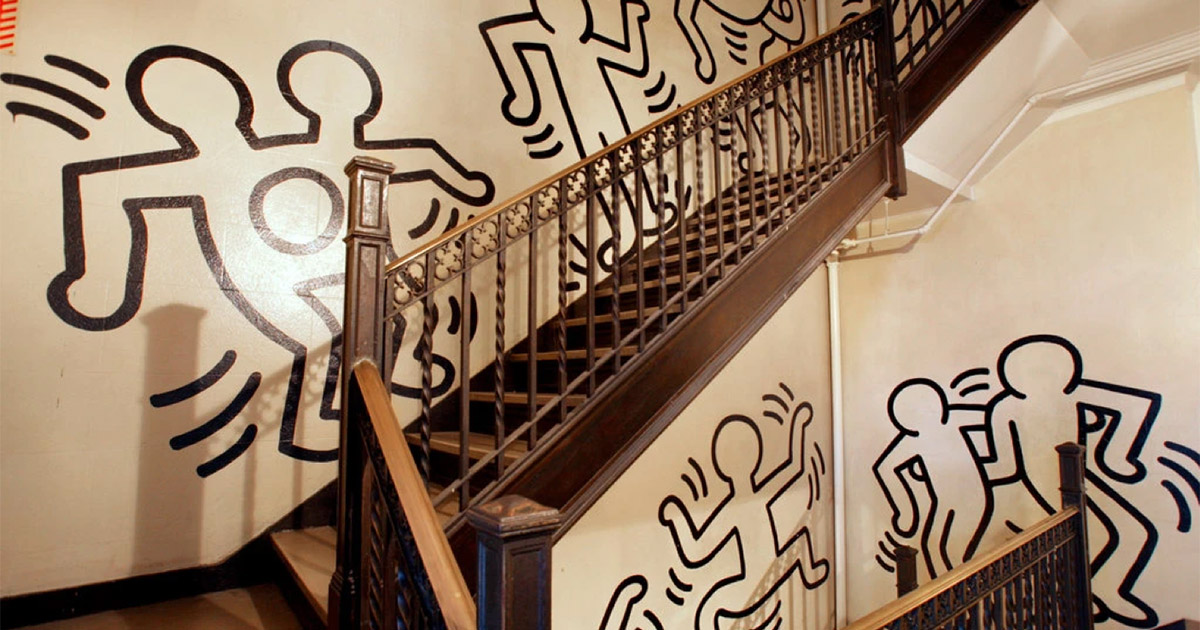 Keith Haring – Untitled (The Church of the Ascension Grace House Mural), circa 1983–84 Up for Auction